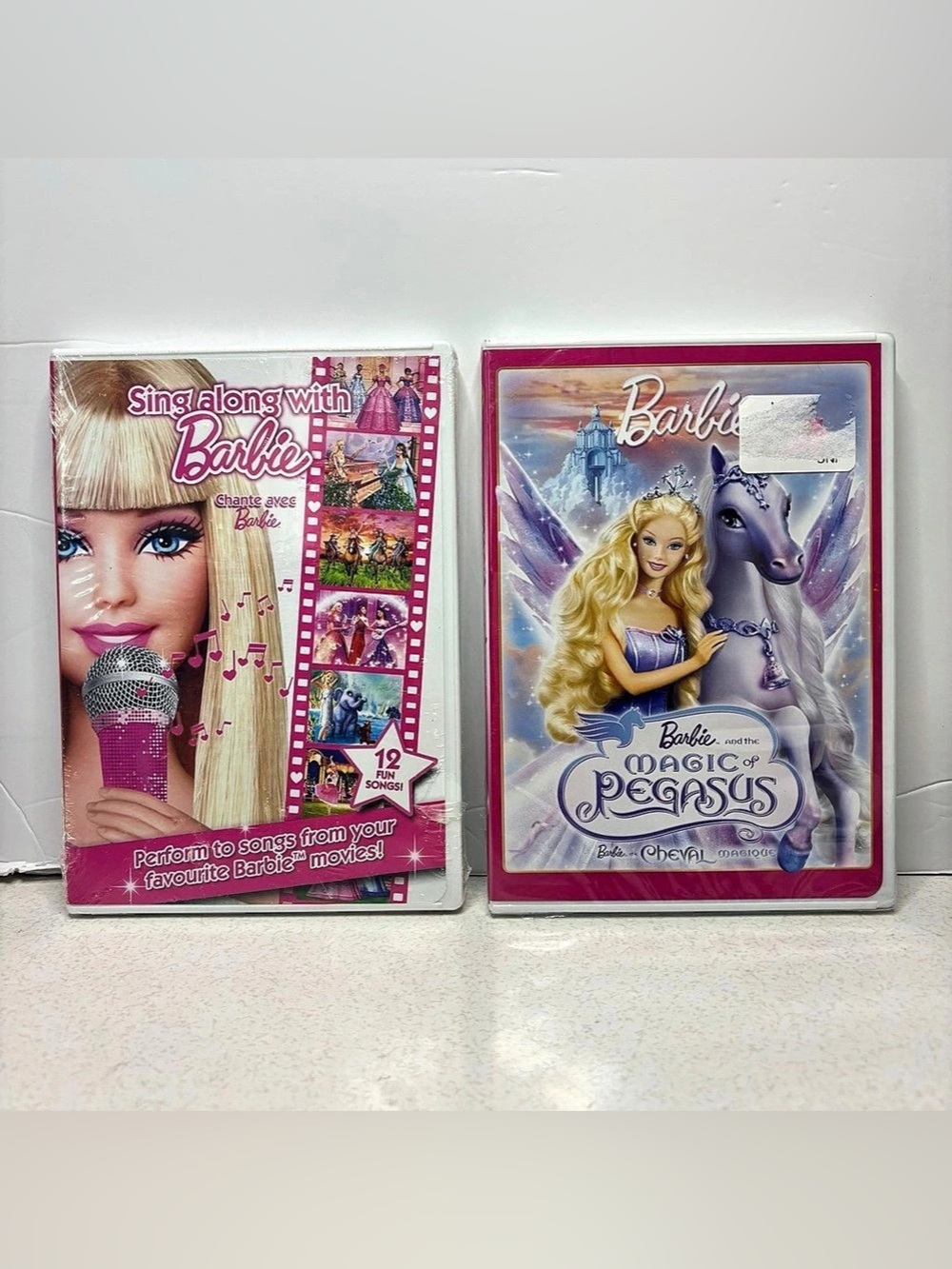 Barbie & the Magic of Pegasus (DVD, 2005) & Sing A Long With Barbie Brand New